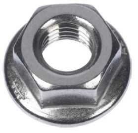 B-6923A2M8NS HEX FLANGE NUT, NON-SERRATED